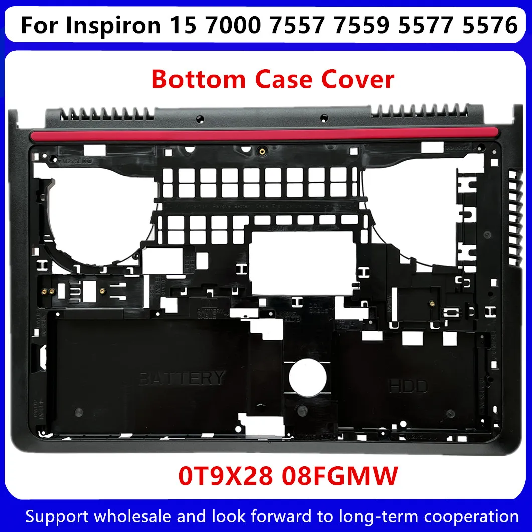 Tampa da Base Inferior para Dell Inspiron 15 7000 7557 7559 5577 5576 0t9x28 08fgmw Porta Tampa Hdd 0cjfxg - Imagem 4
