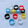4 Pcs Silicone Tennis Grip Rings - Sweat-Absorbing Racket Handle Covers, Non-Slip Stretchable Closure Bands For Better Hold 4