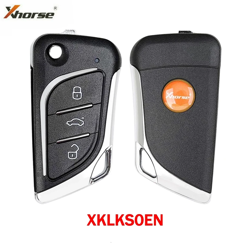 

KEYECU 1/5 шт. XHORSE XKLKS0EN LEI.KSS стиль (хромирование) дистанционный ключ для VVDI VVDI2 ключ инструмент английская версия
