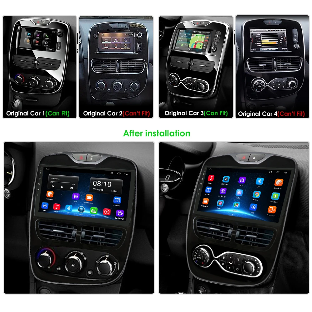 Autoradio Android Carplay pour Clio 4 (2012-2020)