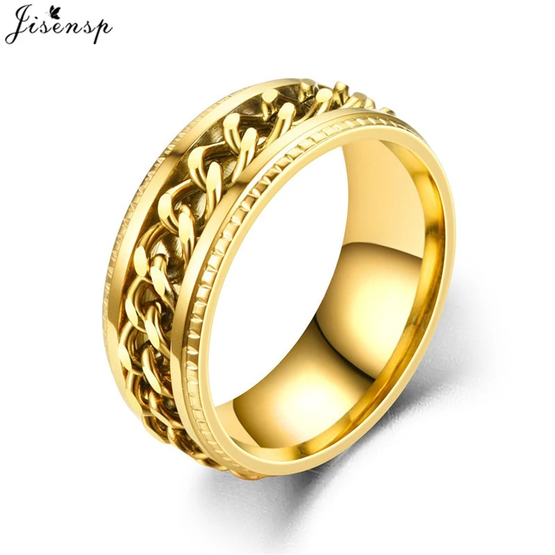 Anillo Acero Inoxidable Anillo Giratorio Para Ansiedad - Juguete