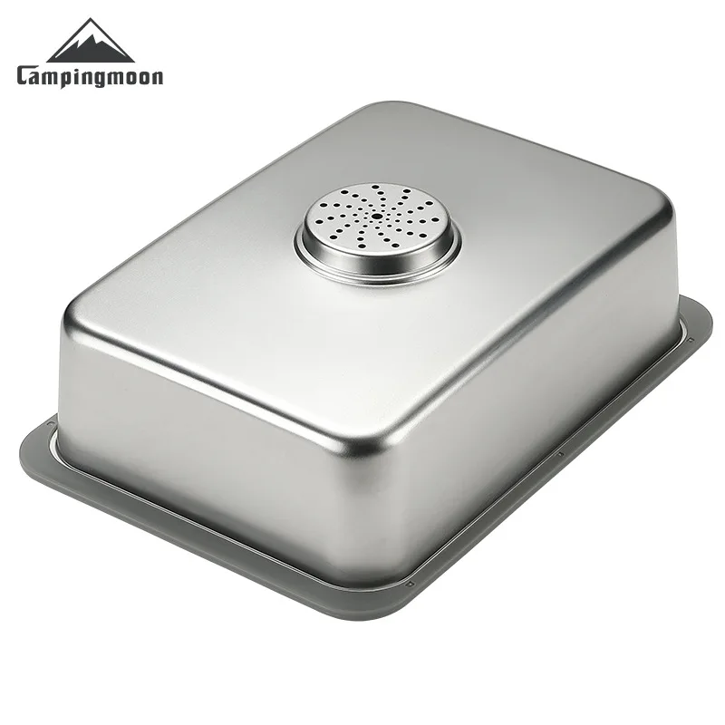 CAMPINGMOON CK-26 IGT 다기능 싱크대 304 스테인레스 스틸 야외 캠핑 식기 세척대 물 저장 장치