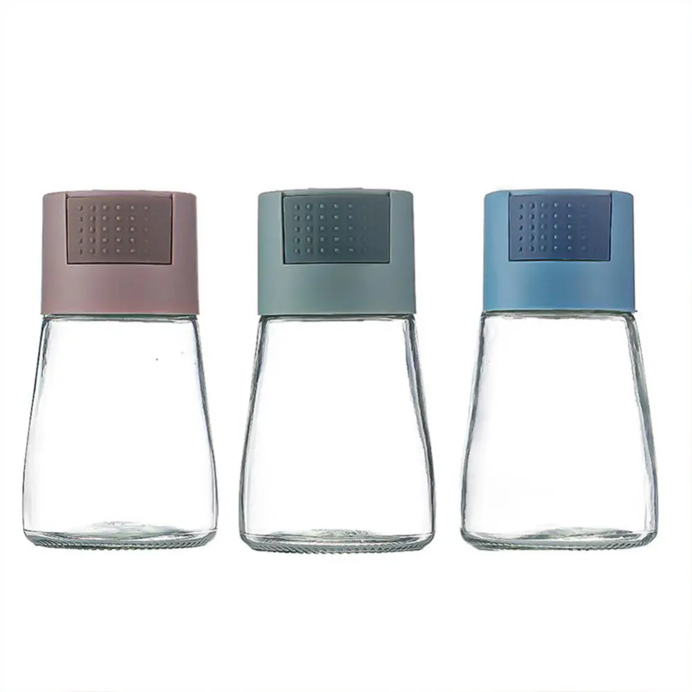0.5g Metering Salt Shaker Push Type Salt Dispenser Tank Sugar Bottle Spice Pepper Shaker SpiceJar Can Seasoning Bottle