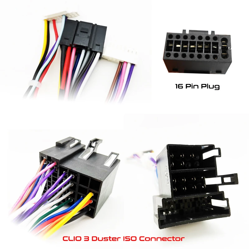 Cavo Adattatore Radio Bluetooth 5.0 ISO 6/8 Pin Per Auto – Kit Mani Liberi AUX Per Renault Clio, Kangoo, Laguna, Megane (2005-2011)