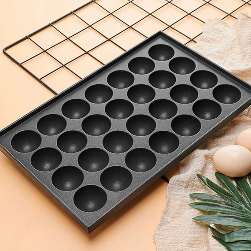 2X 28 Holes 4Cm Takoyaki Hot Plate Non Stick Cook In Home Takoyaki Takoyaki Plate Only Takoyaki Aluminium Plates 2