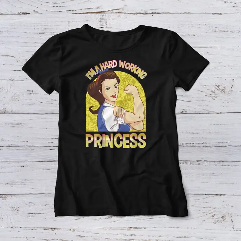 

Lootgear T-Shirt Unisex Hard Working Princess Women Men Women Men Men Princess Work Castle Castle Mama Work Work Mother Mother