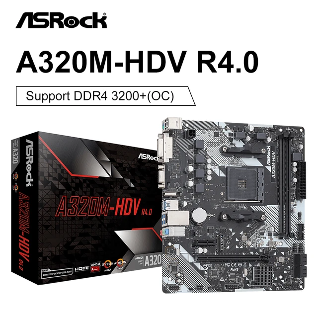 ASRock A320M-HDV マザーボード