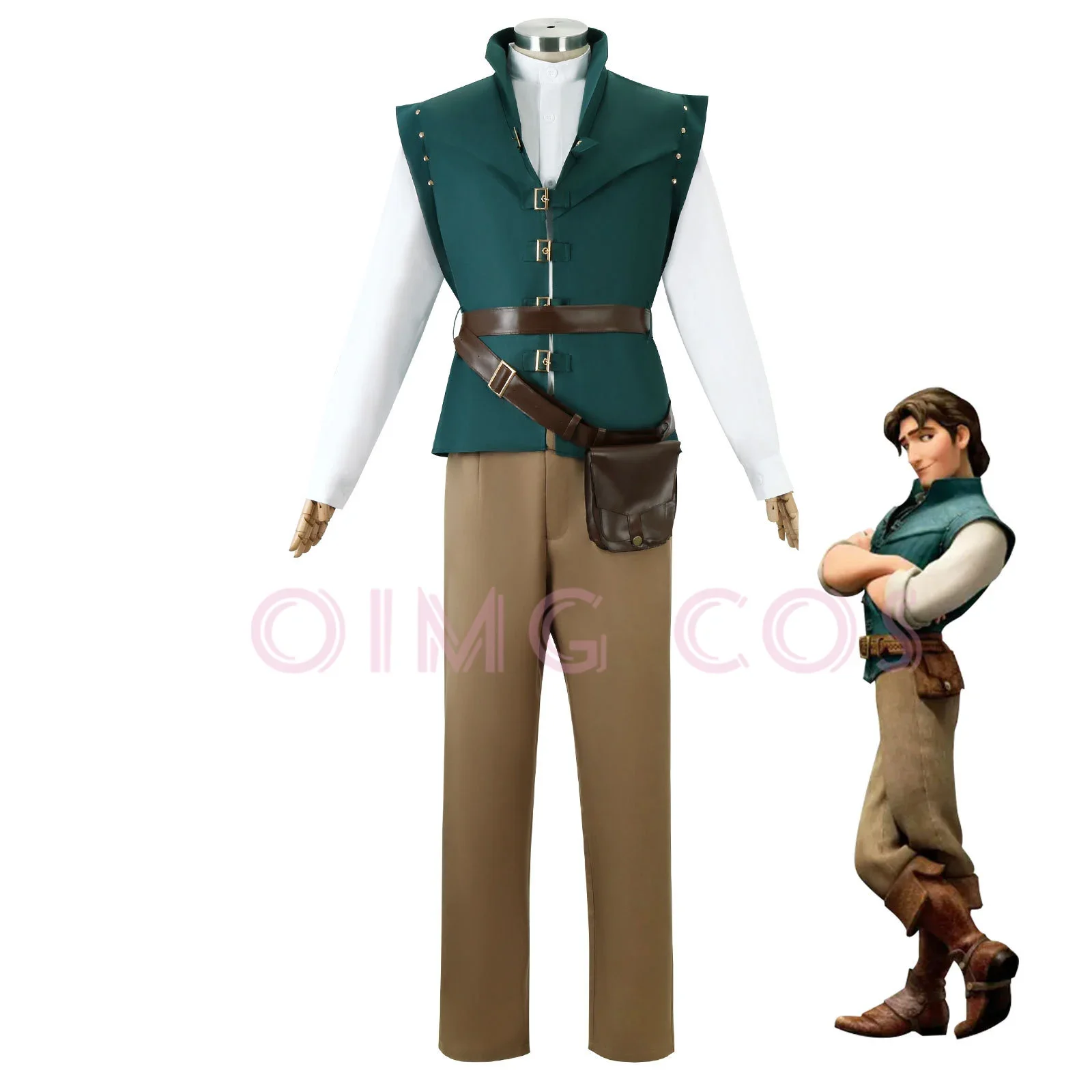 Flynn-Rider-Cosplay-Costume-Adult-Carnival-Uniform-Halloween-Anime ...