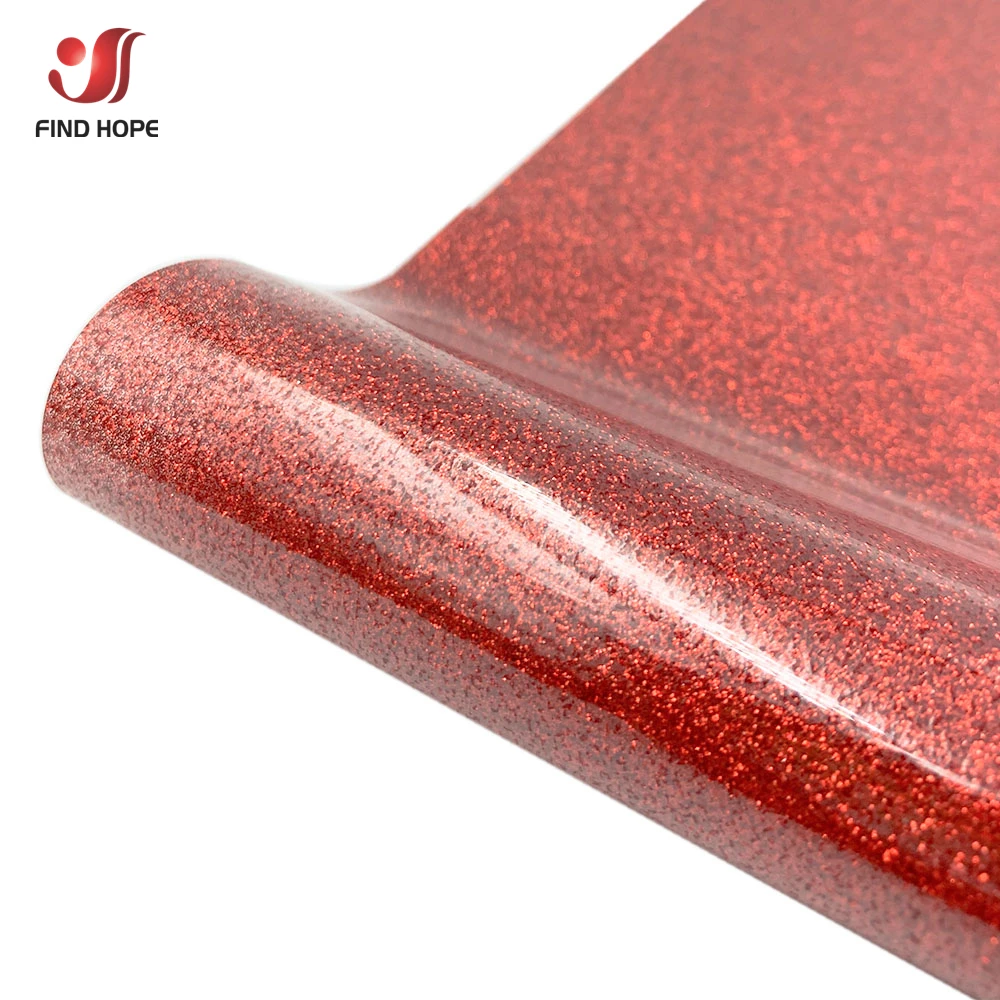 Glitter Heat Transfer Vinyl Sheet - 20x25cm Iron-On for DIY Projects and Home Decor