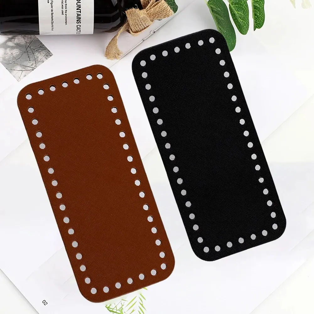 PU Leather Handmade Bag Base Crochet Bottom Plate