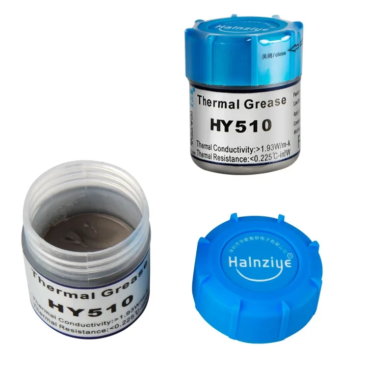 1.93W/m-k HY510 10g/30g Silicone Thermal Paste Heat Transfer Grease Heat Sink CPU GPU Chipset Notebook Computer Cooling Syringe