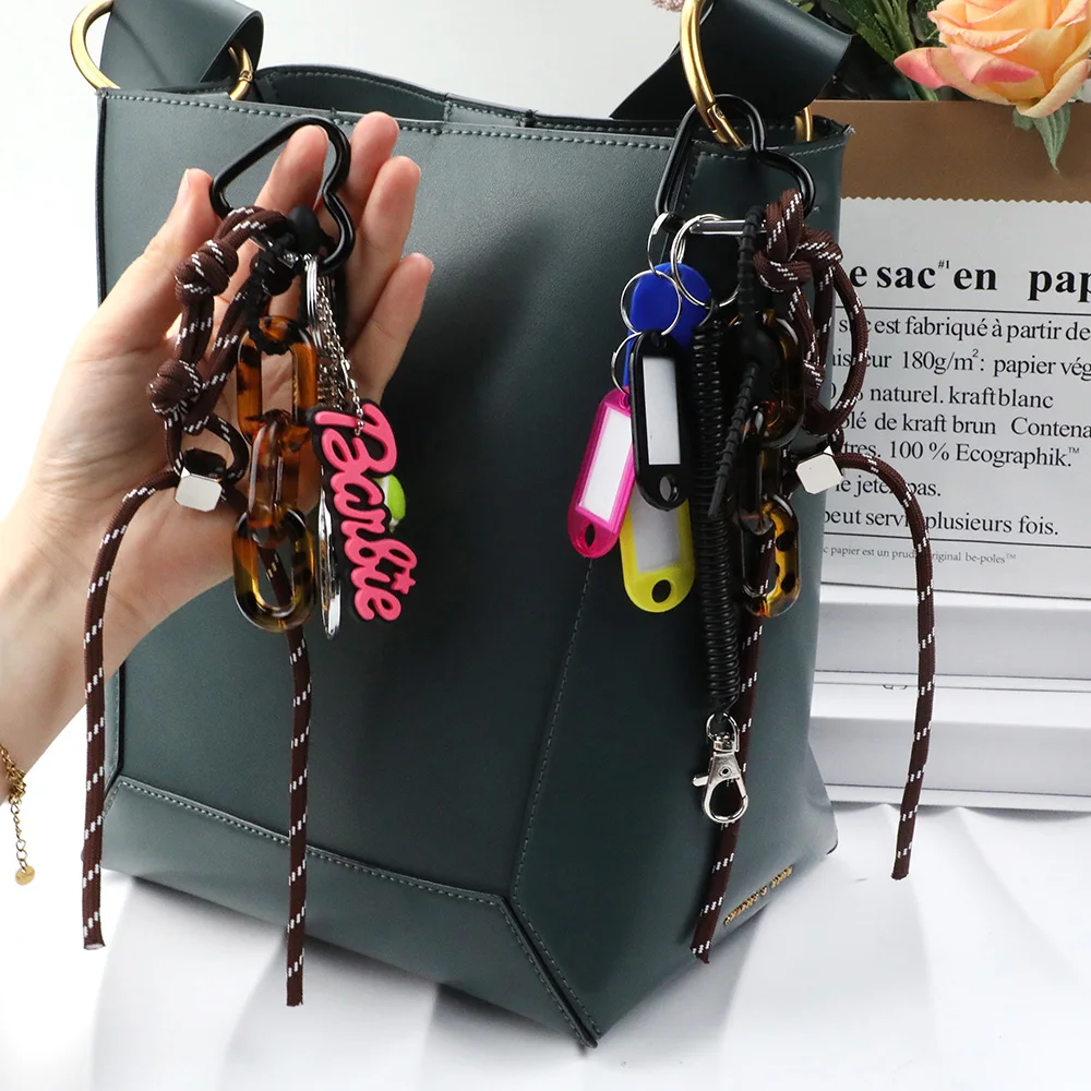 Ciondolo Portachiavi Per Borsa A Forma Di Ciliegia, Accessorio Donna In Resina Lucida Con Moschettone, Regalo Elegante - 5