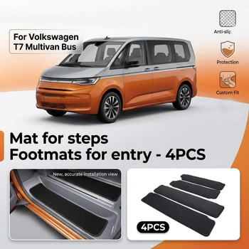 Tappetini per Auto, Tappetini per Ingresso per Volkswagen T7 Multivan Bus