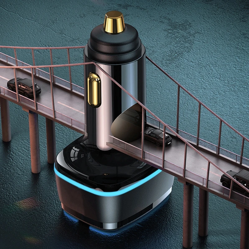 

Быстрая зарядка Dual USB Type-C Автомобильное зарядное устройство Розетка для быстрого зарядного устройства для мобильного