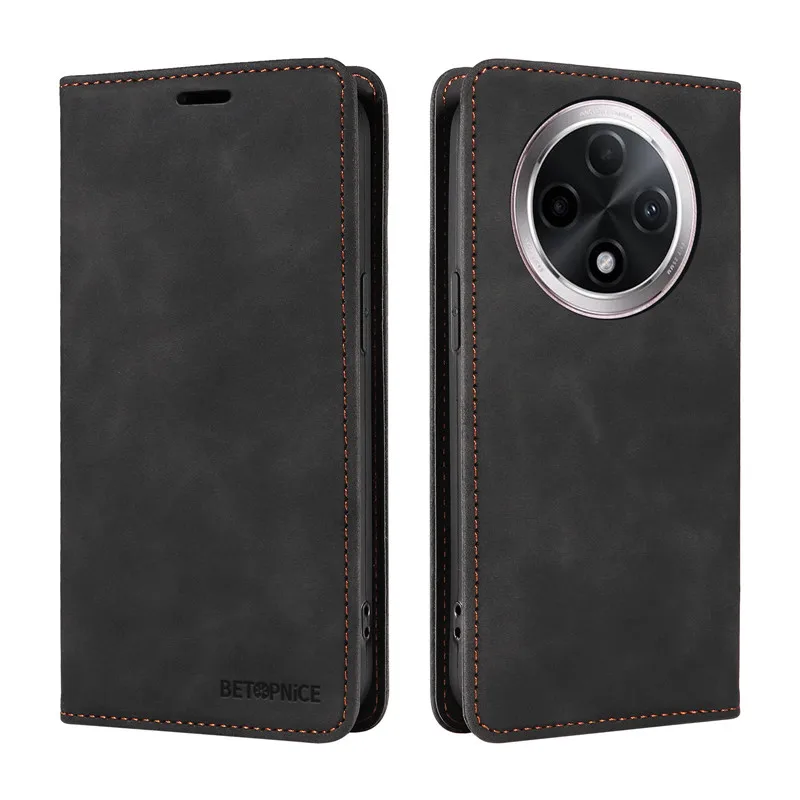 Premium Anti-Theft Leather Wallet Phone Case with Flip Card Holder