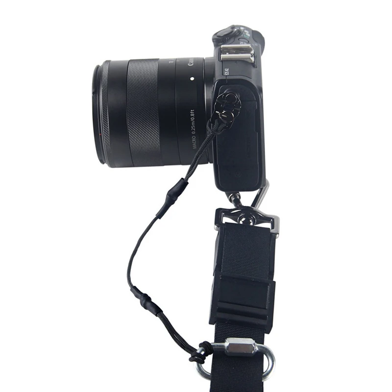 1PC 카메라 테더 안전 스트랩 카메라 빠른 슬링 스트랩 안전 로프 문자열 테더 운반 속도 카메라 신속한 안티 분실 로프