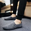 2023 Men Flat Casual Loafers Trend Slip on Sport Shoes Fashion Light Breathable Solid Color Walking Shoes Zapatillas Hombre 5