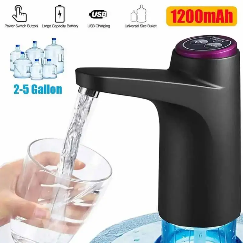 

Электрический насос для воды в бутылках, автоматический дозатор воды, USB-зарядка, питьевой фонтан, бытовой галлон, переключатель для питьевой бутылки