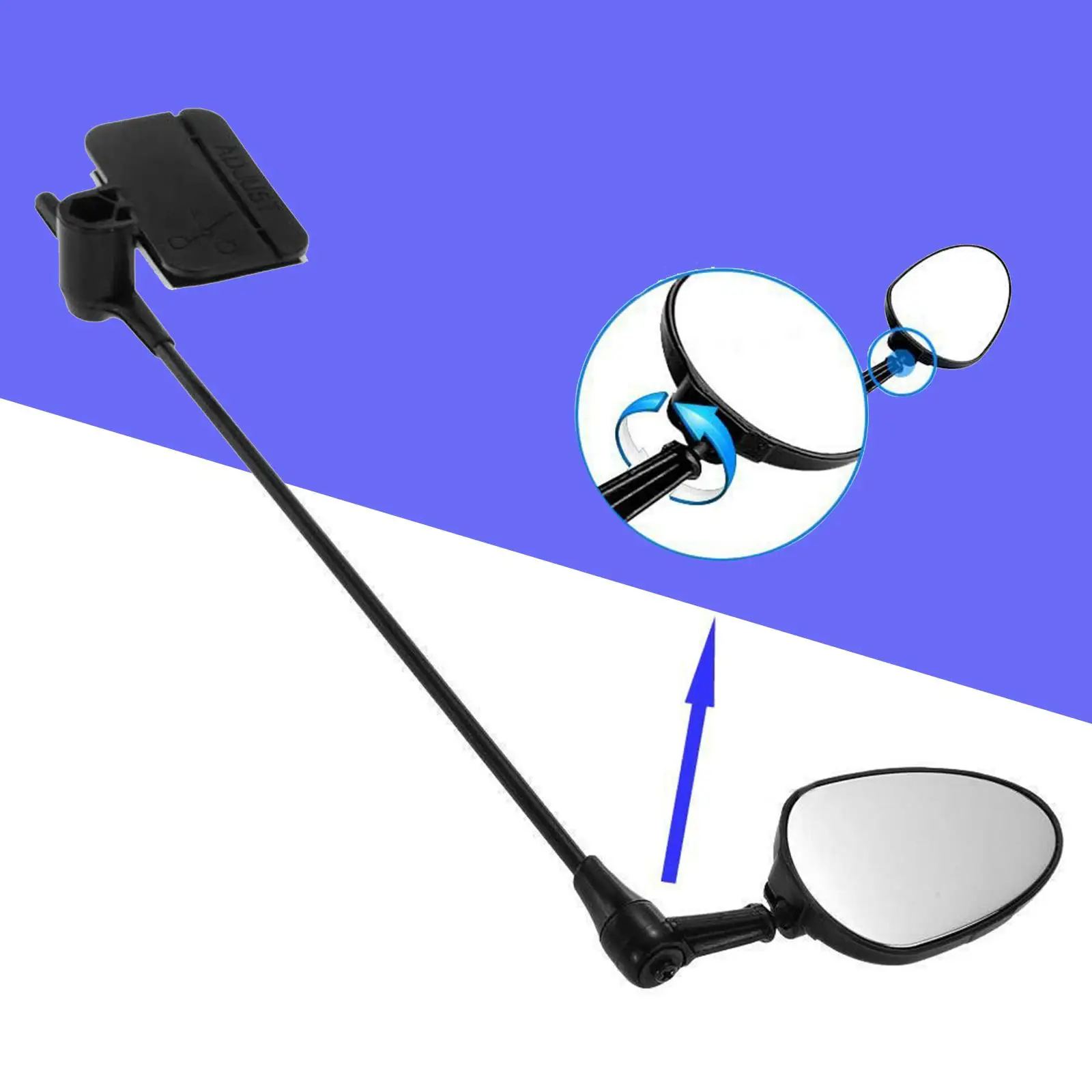 BikeHelmetMirror360DegreeAdjustableCyclingAccessoriesBicycle