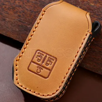 7 pulsanti di alta qualità fatto a mano Leathrer Car Remote Key Case Cover Shell per Kia Carnival 2021 2022 portachiavi portachiavi portachiavi - 7 pulsanti di alta qualit fatto a mano Leathrer Car Remote Key Case Cover Shell