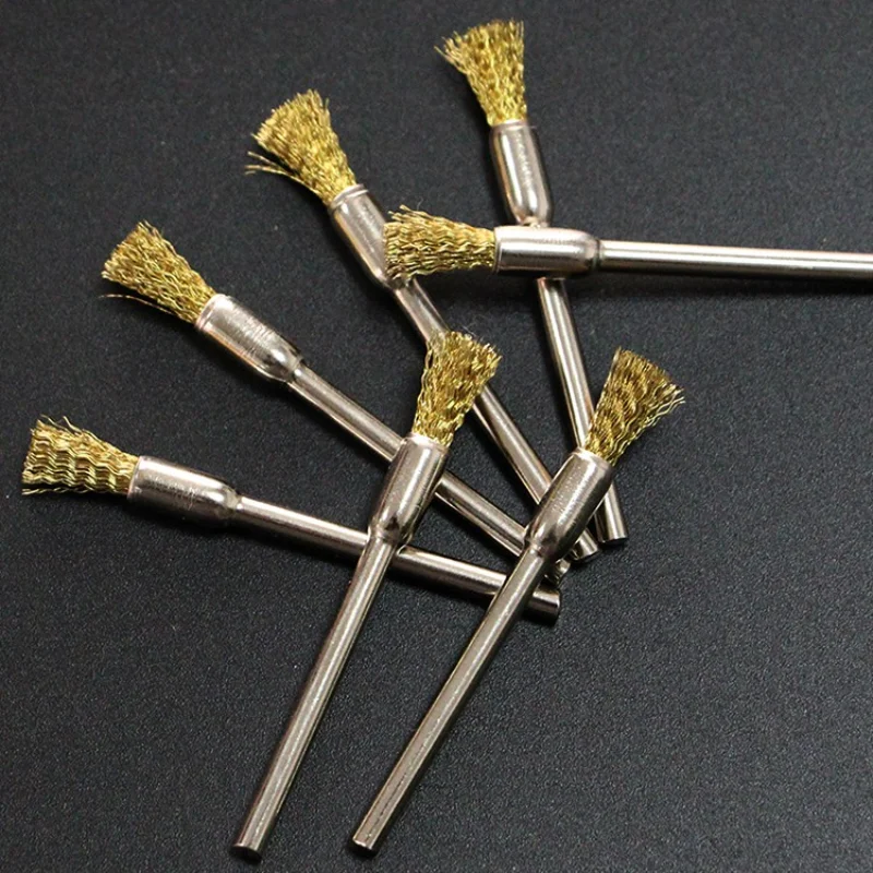 

20pcs Small Copper Wire Brush Cleaning Brush for Circuit Phone Repair Tool