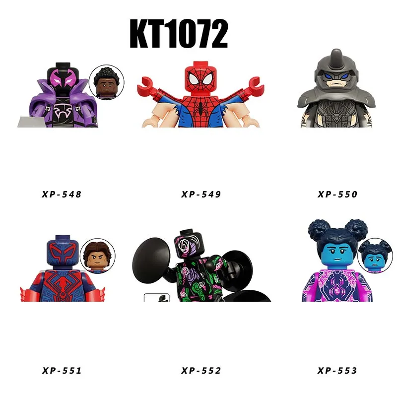 

1PCS Action Figures accessories Building Blocks toys Series KT1072 XP548 XP549 XP550 XP551 XP552 XP553