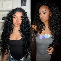 Perruque frontale en dentelle HD transparente 13x4 13x6, cheveux humains bouclés, style Loose Deep Wave, pour femmes 2