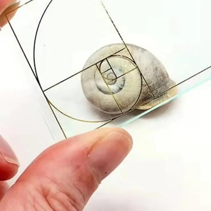 Golden Ratio Viewfinder Art Composition Tool