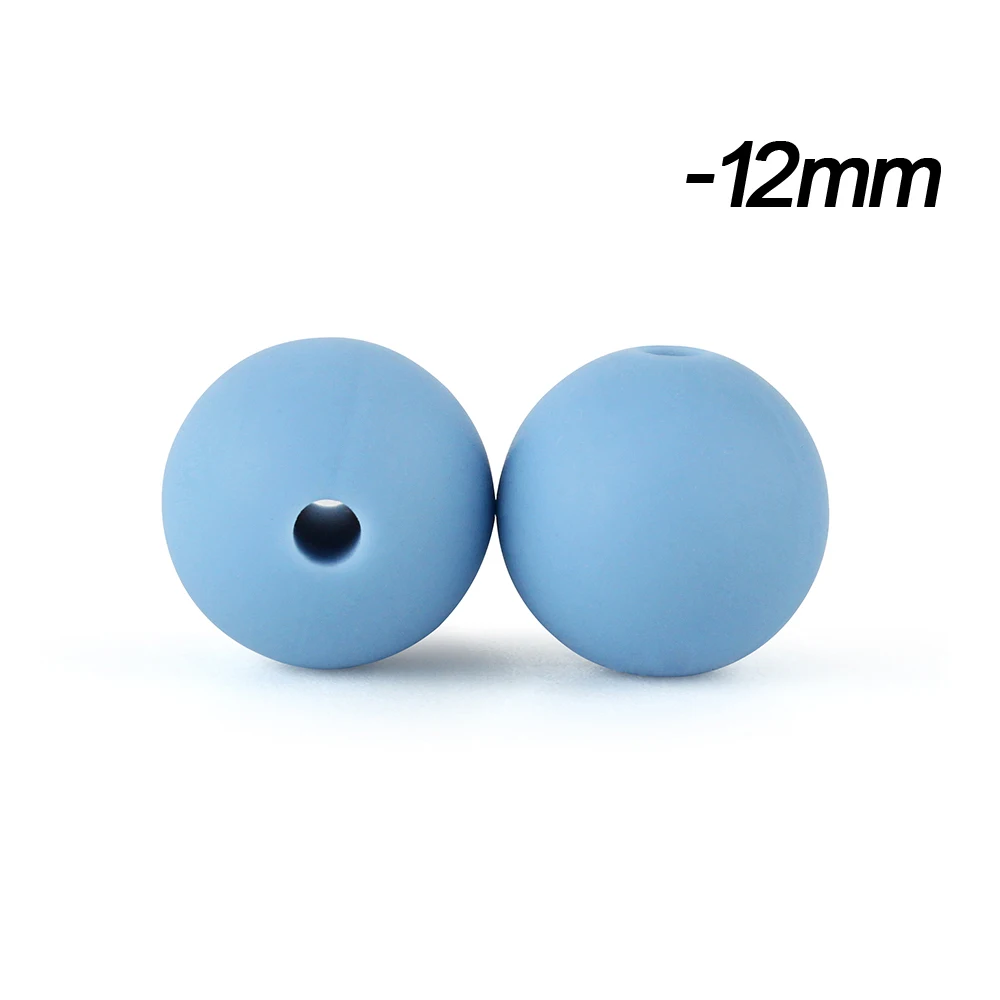 Silicone Beads for DIY Jewelry and Crafting - BPA Free, 12mm Round - Assorted Quantities