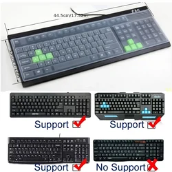 Transparent Universal Silicone Keyboard Protector Film with Concave Design (Concave and convex)
