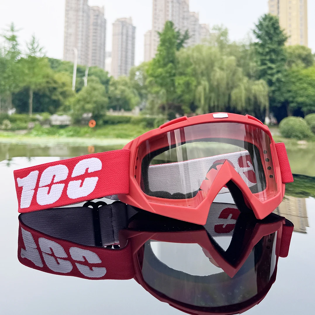 100-Motocross-Brille für Herren, Outdoor-Sport, Rennen, schützende Motorradbrille, Damen, Off-Road, ATV, Fahrrad, winddicht, Sandbrille – Detail 7