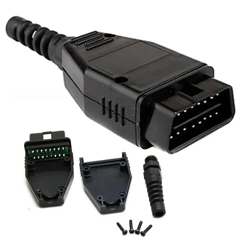 

Car Wire Connector 16 Pin Male To Female Port Plug Adapter Diagnostic Tool for Car Repair Diagnostic Reader GPS Tracker