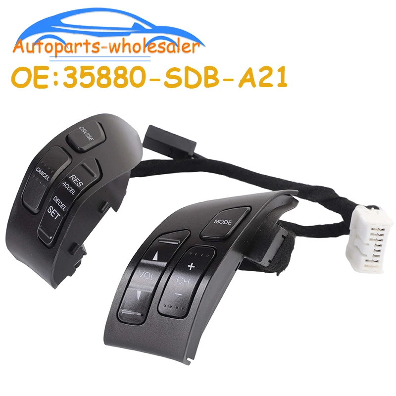 Car Steering Wheel Audio Control Switch 35880-SDB-A21 For Honda Accord 2003-2007