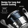 TSURINOYA Ultralight Carbon Spinning Fishing Reel LANIUS 800 1000 1500S 149g Shallow Spool Light Game Reel Stand Trout Wheel 5
