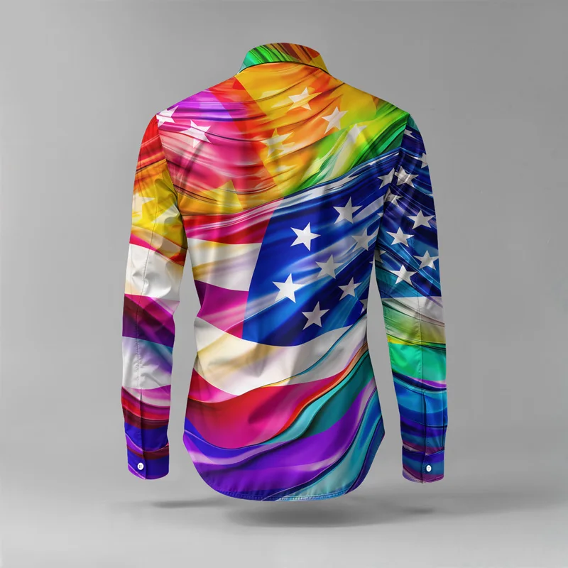 2025 New Style Spring Summer Men Shirt Set Brand Print Fashion Simple Two Piece Set Mens Luxury Lightweight Party Long Sleeves S_voghion.com