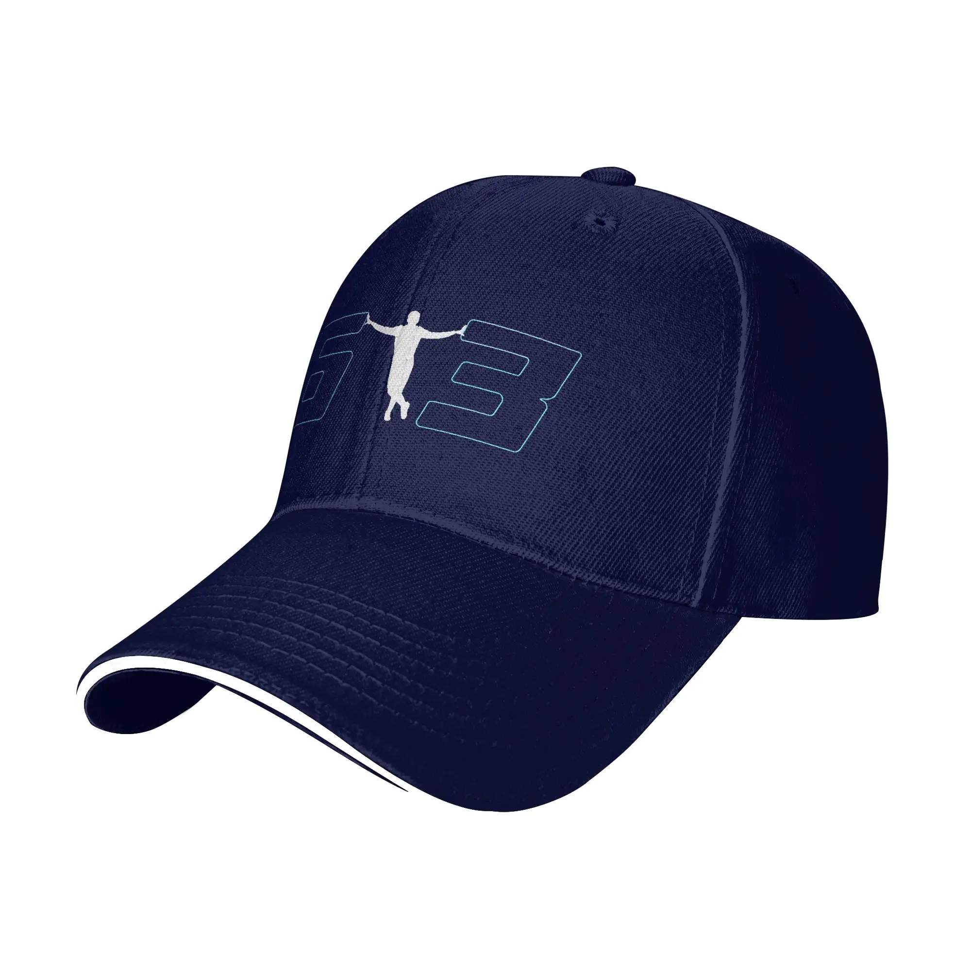 Spring George Russell 63 Baseballkappe zum Wandern, Angeln, Vintage-Design, Sonnen-Trucker-Mütze für Herren und Damen, hochwertige Snapback-Kappe – Detail 3