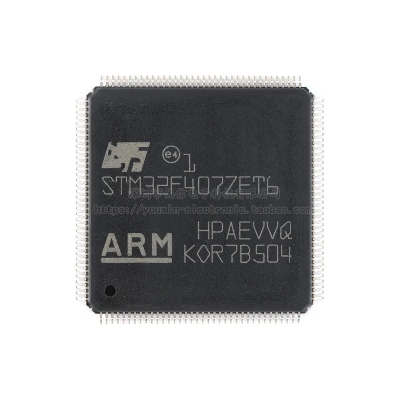 

STM32F407ZET6 LQFP-144 ARM Cortex-M4 32-bit microcontroller MCU, only new original genuine