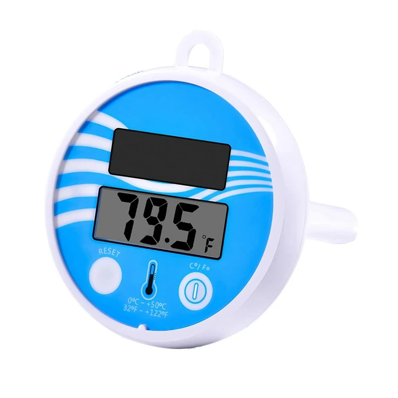 New-A28M-Floating Pool Thermometer Wireless-Swimming Pool Temperature Thermometer Easy Read, Solar Digital