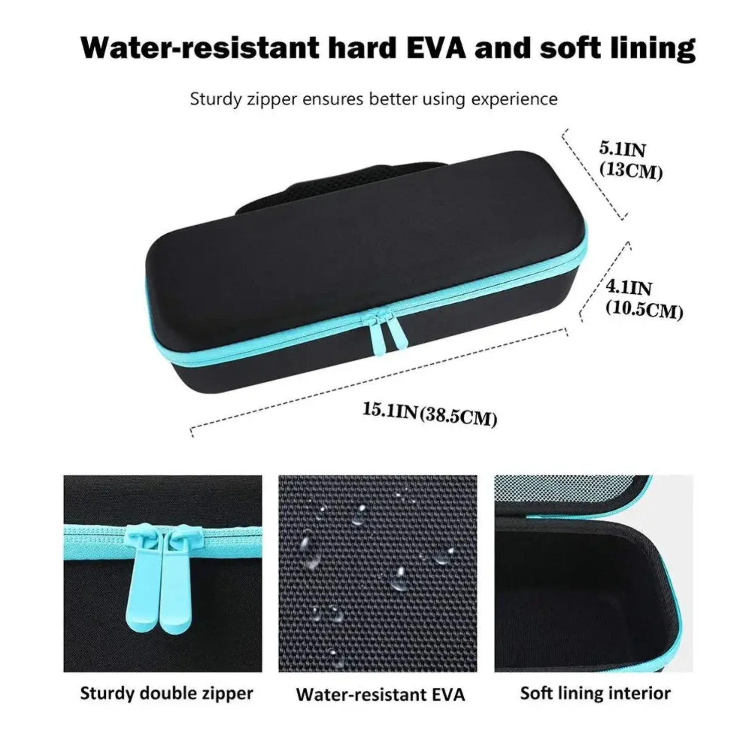 Travel Case Hair Dryer Brush Lightweight Hard Carrying Case Hot Tools Volumizer Hot Air Brush