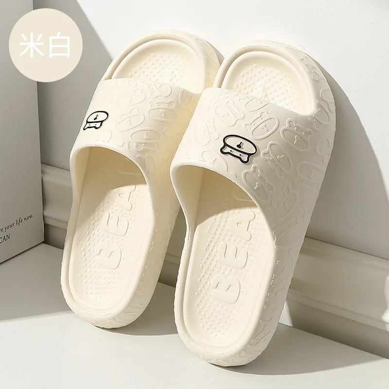 Anti Slip Slippers para Mulheres, Chinelos Externos, Banheiro, Interior, Casa, EVA, Antiderrapante, Legal, Verão, Novo