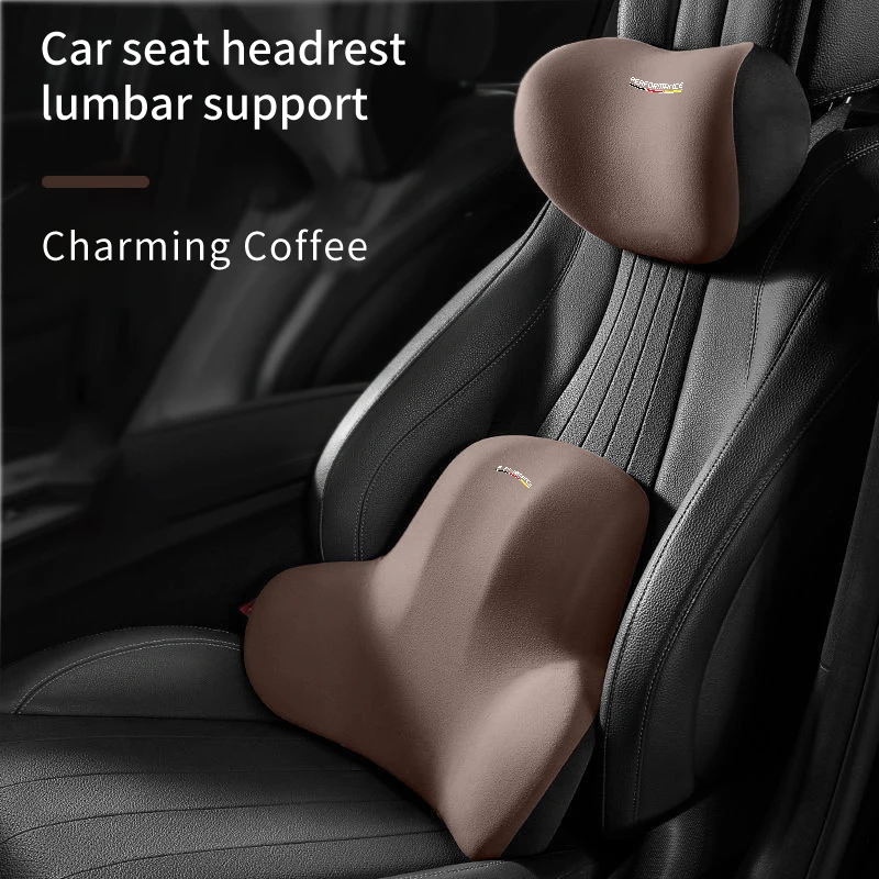 자동차 머리 받침 요추 지지대 베개, BMW G30, G20, F30, F10, X1X2, X3X4X5X6X7, 메모리 폼, 자동차 좌석, 머리, 목, 허리 보호 쿠션