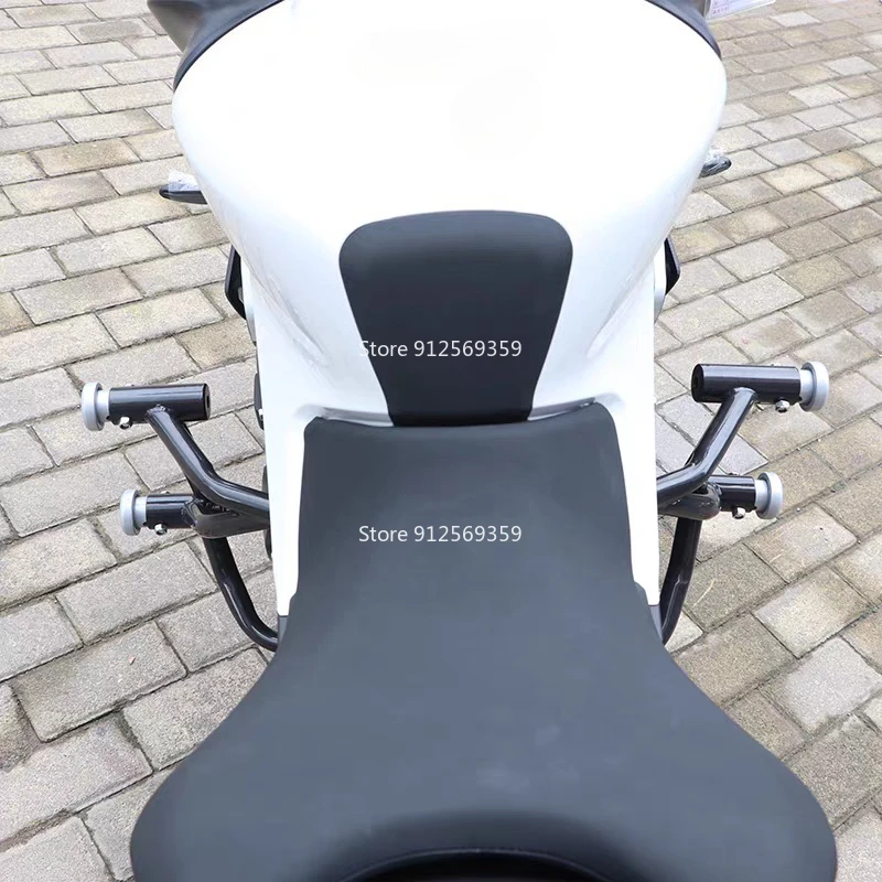 오토바이 이중 범퍼 엔진 보호 바 측면 낙상 방지 및 충돌 방지 스턴트 바 (CFMOTO NK450 450SR 450NK 용)