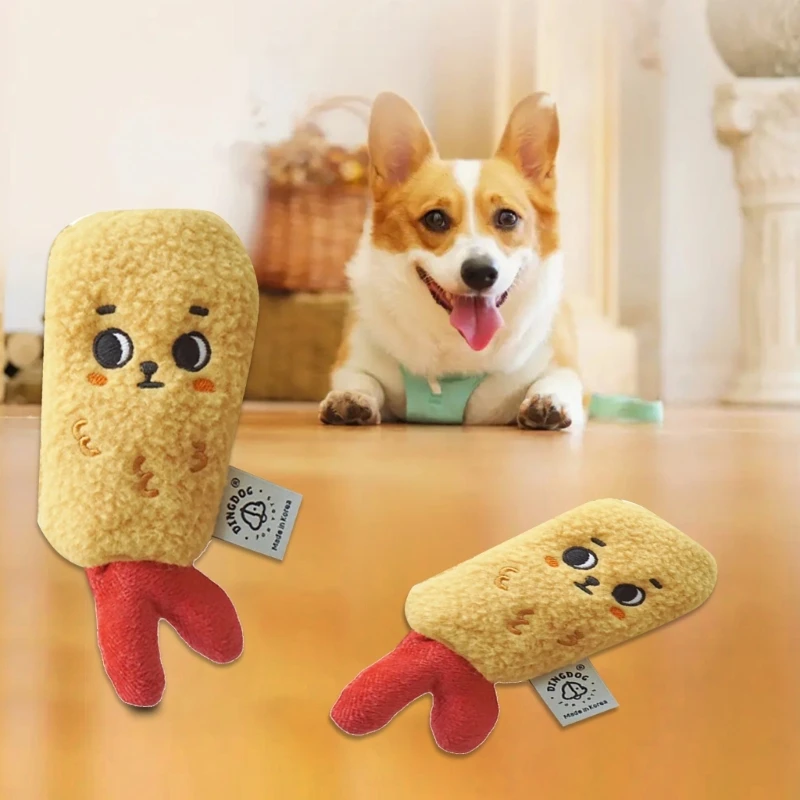 

Dog Chew Toy for Aggressive Chewer Pet Plush Toy Tempura Snuffle Toy Soft Teething Toy Dog Rustling Toy Pet Supply Dropship