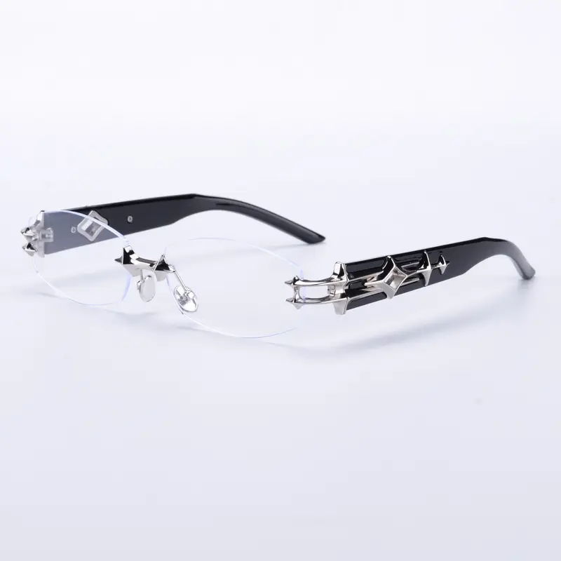 New Fashion Trend Leader World Luxury Personalized Sunglasses Men and Women Exquisite High End Temperament Frameless Sunglasses - Image 9