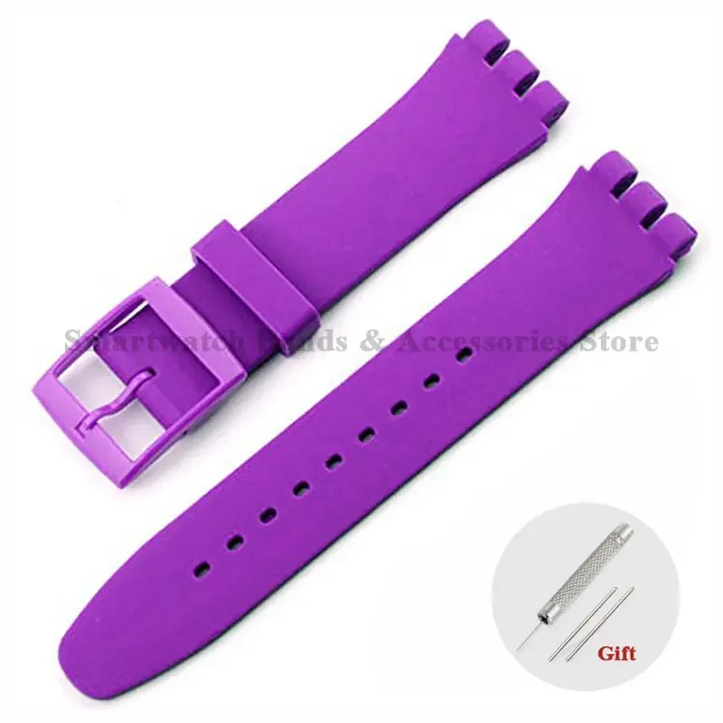 Colorful Silicone Sport Watch Strap - Rubber Replacement Wrist Band Accessories