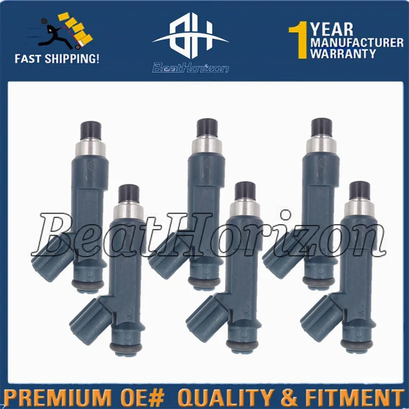 6PCS 23250 31010 23209 39015 Fuel Injector For TOYOTA Land Cruiser