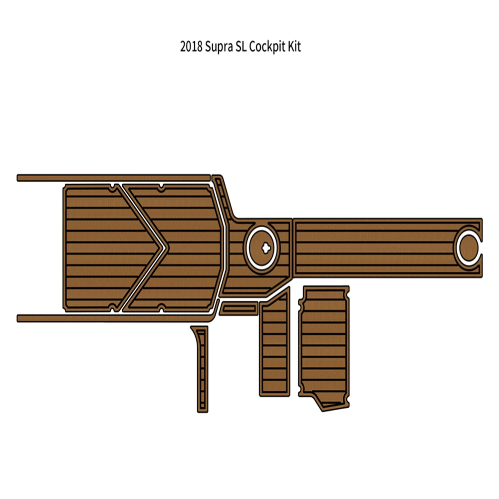 

2018 Supra SL набор для кабины, коврик для лодки из EVA пены, Тиковый настил для напольного покрытия, самоклеящийся