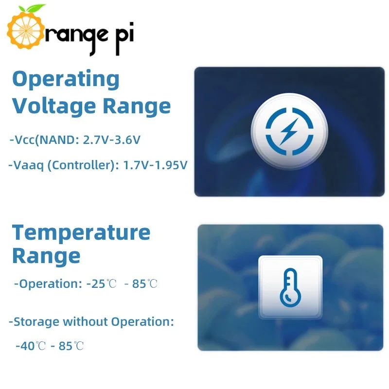 Orange Pi 5 Plus EMMC Module 32GB 64GB 256GB 3D NAND Fast Read Write Speeds for Orange Pi 5 Plus Tablet PC OTT Smart Phone TV