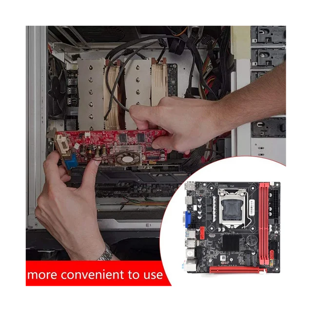 Upgrade your computing experience with the B75A Desktop PC Motherboard, equipped with NVME M.2 and WIFI M.2 interfaces.