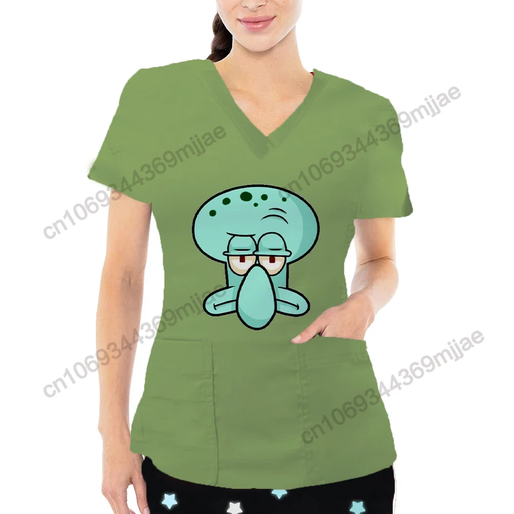 

V-neck Pocket Comfort Woman Clothes Y2k Tops Fashion Woman Blouse 2023 Graphic T Shirts Womens Clothing T Shirt for Women Tshirt